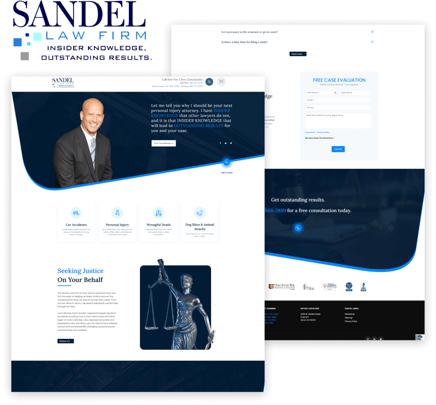 sandel law website