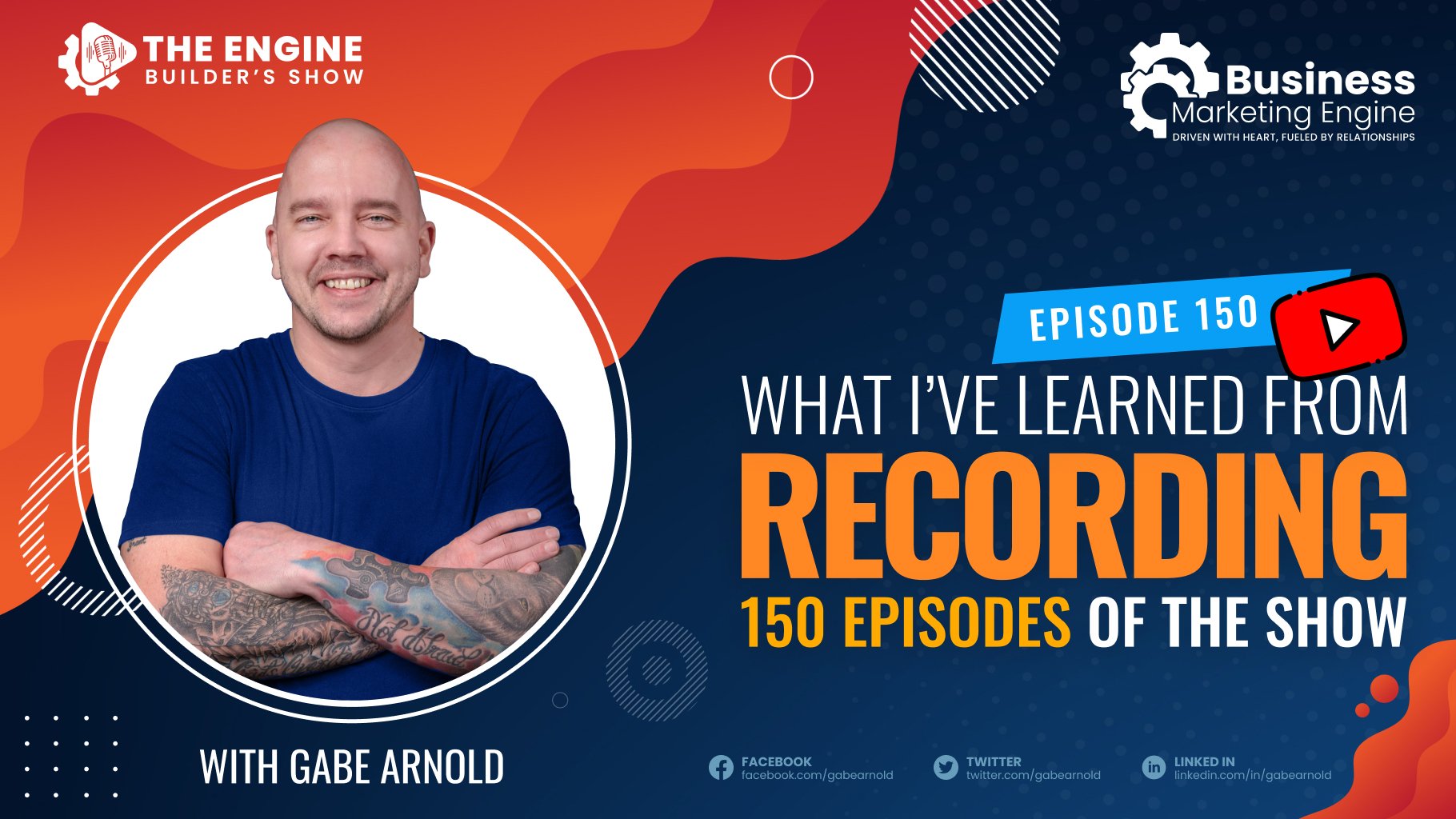 , What I&#8217;ve Learned From Recording 150 Episodes of The Show &#8211; (Episode 150), Business Marketing Engine